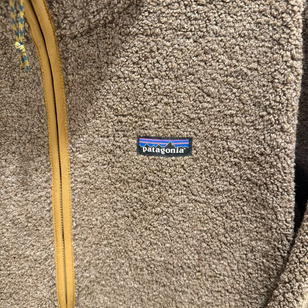 Patagonia classic Retro-X Half Zip Size Large Brown - Picture 2 of 7